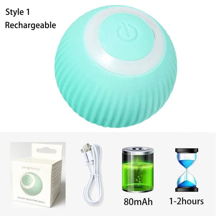 Smart Cat Toys Automatic Rolling Ball for Engaging Indoor Cat Play