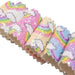 Glittering Rainbow Faux Leather Crafting Roll - Ignite Your Imagination with a Splash of Color