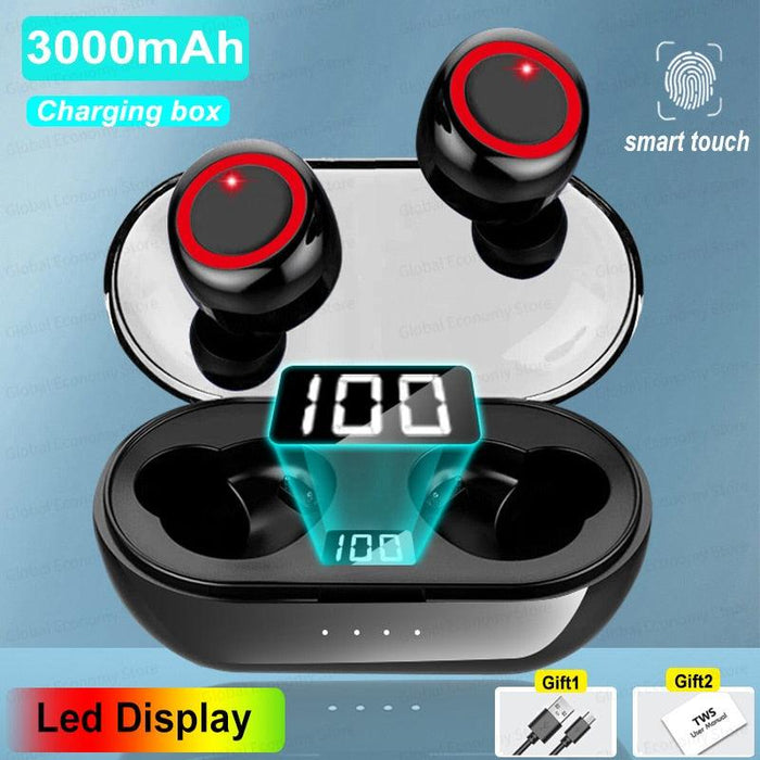 Active Lifestyle Wireless Earbuds Set with 3500mAh Charging Case