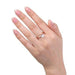 Radiant Rose Gold: Stunning 2 Carat Zirconia Diamond Rings