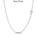 Elegant Customizable 925 Silver O Pendant Necklace for Women - Essential Minimalist Accessory