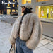 Luxe Gradient Faux Fur Coat | Winter Glamour Must-Have