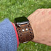 Timeless Calf Leather Apple Watch Band - Classic Vintage Charm