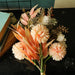 Champagne Dandelion Elegance - Artificial Floral Arrangement