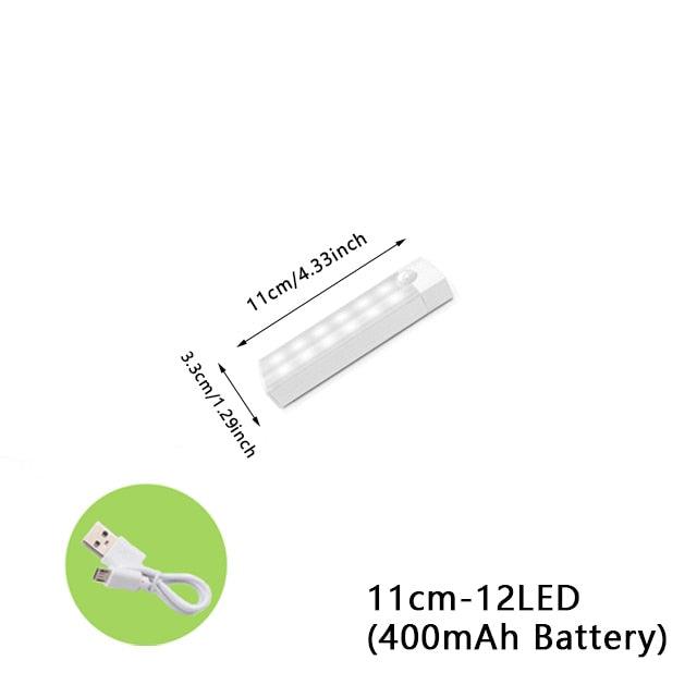 Motion-Sensing LED Magnetic Under Cabinet Light with Dual Illumination Settings