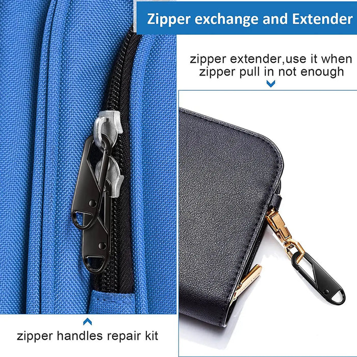 Zipper Savior Set - Eco-Friendly 5-Piece Zipper Pull Replacement Kit