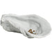 Elegant Oyster-Shaped Bone China Plate for Upscale Dining