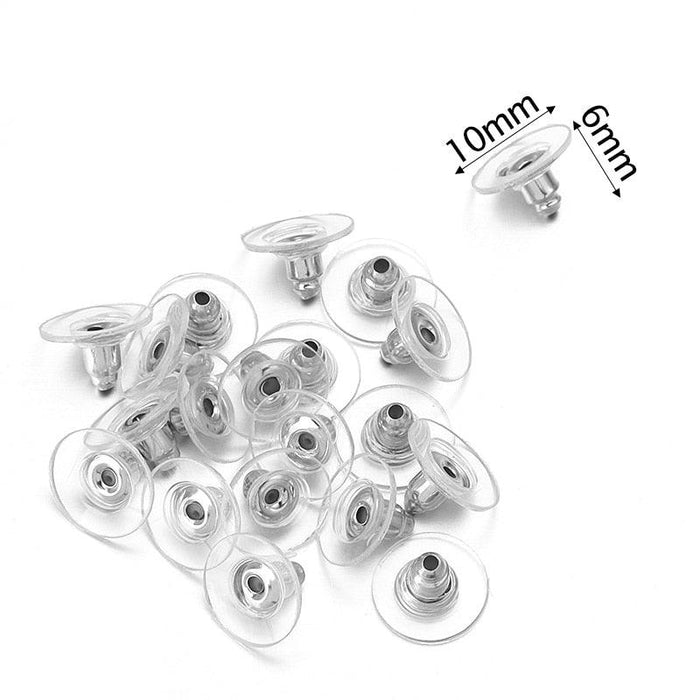 500 Rubber Earring Back Stoppers: Must-Have Supplies for Comfortable and Secure Jewelry Creations