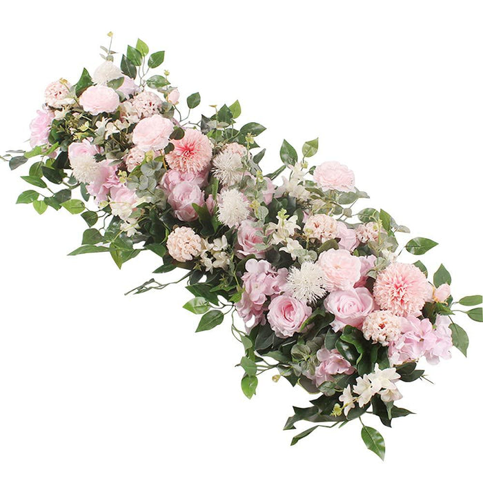 Silk Rose Blossom Elegance: Premium Floral Wall Decor Set - Handcrafted Beauty