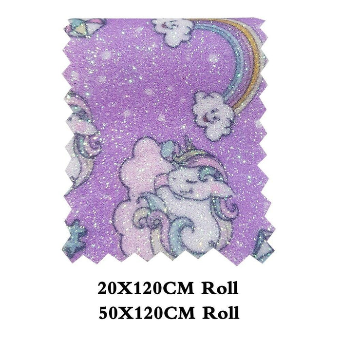 Enchanting Unicorn Sparkle Fabric Roll: Transform Your DIY Crafts and Home Decor