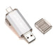 Premium 2-in-1 Type-C USB Flash Drive - Golden Metal Design with High-Speed Data Transfer and Enhanced Security