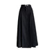 Elegant Autumn A-Line: High-Waisted Maxi Skirt in Luxurious Cotton Blend