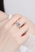 Charming Heart-Shaped Lab-Diamond Silver Ring with Zircon Details - Timeless Symbol of Affection