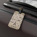 Chic Traveler: Customized Luxury Luggage Tag Set with Elegant Leather Straps