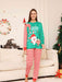 Festive Holiday Comfort Set: Merry Christmas Top and Pants for Cozy Celebrations