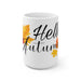 Artisan Crafted Sublimation Printed Ceramic Coffee Mug - Handmade in the USA for Exquisite Quality