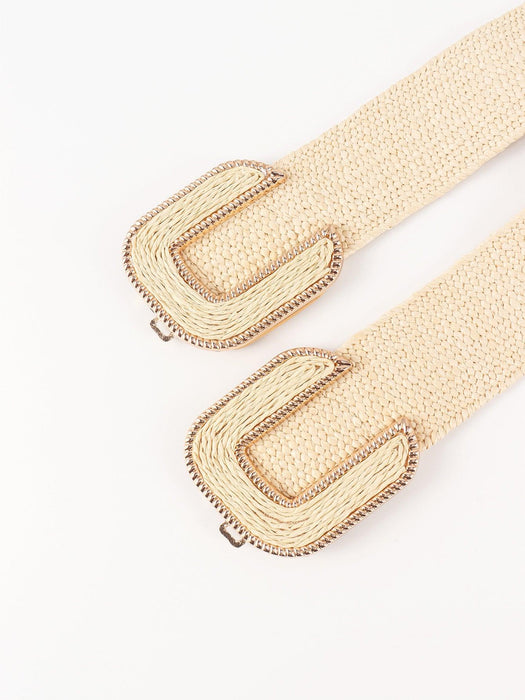 Braided Textured Waist Belt