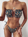 Chic Ruffled Bikini Set with Adjustable Ties and Removable Padding - Stylish Summer Swimwear