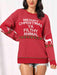 Joyful Holiday Knit Sweater