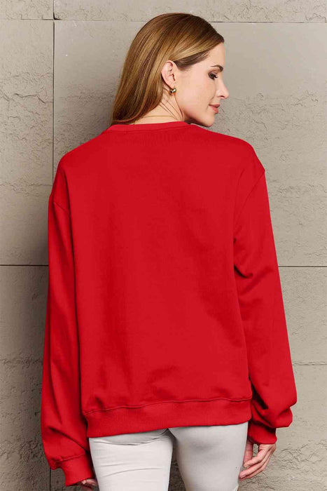 Classic Comfort Cotton-Poly Blend Sweatshirt with Timeless Round Neck