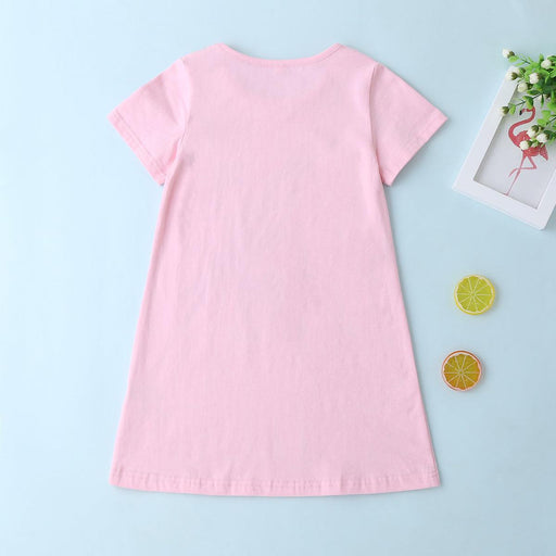 Children's Cute Graphic Printed Casual Dress