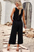 Chic Summer Sleeveless Tank and Flowing Wide-Leg Pants Ensemble