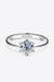 Platinum Lab Diamond Ring: Elegant 1 Carat Sparkler