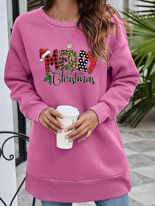 "Joyful Greetings" Christmas Graphic Holiday Sweatshirt