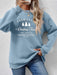 Cozy Oversized Polyester Round Neck Sweatshirt for Ultimate Comfort