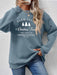 Cozy Oversized Polyester Round Neck Sweatshirt for Ultimate Comfort