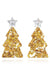 Delightful Festive Acrylic Christmas Tree Earrings for a Joyful Celebration