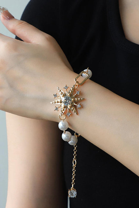 Celestial Charm Pearl Bracelet