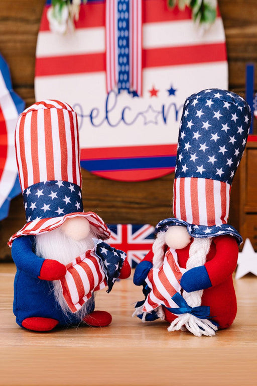 Patriotic Gnome Duo for Festive July 4th Celebrations