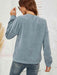 Faceless Gnome Graphic Drop Shoulder Sweatshirt with Gnome Figure Silhouette