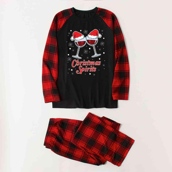 Joyful Holiday Cheer Set with Classic Plaid Trousers