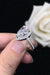 Elegant Teardrop Moissanite Cluster Ring - Timeless Glamour