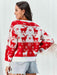 Joyful Reindeer Holiday Knit Sweater