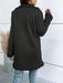 Chic Buttoned Long Coat with Lapel Collar: Fashionable and Cozy Outerwear for Winter