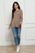 Chic Plus Size Long Sleeve Round Neck Polyester Blouse