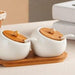 Elegant Ceramic Seasoning Jar Set: Stylish Culinary Storage Solution