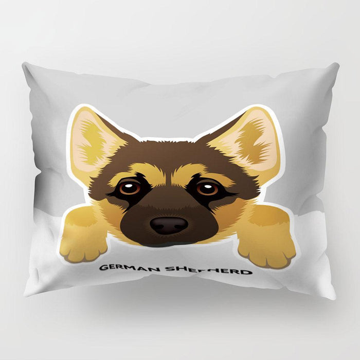 Adorable Cartoon Dog Pillow Cover for Cozy Home Decor