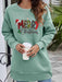 "Joyful Greetings" Christmas Graphic Holiday Sweatshirt