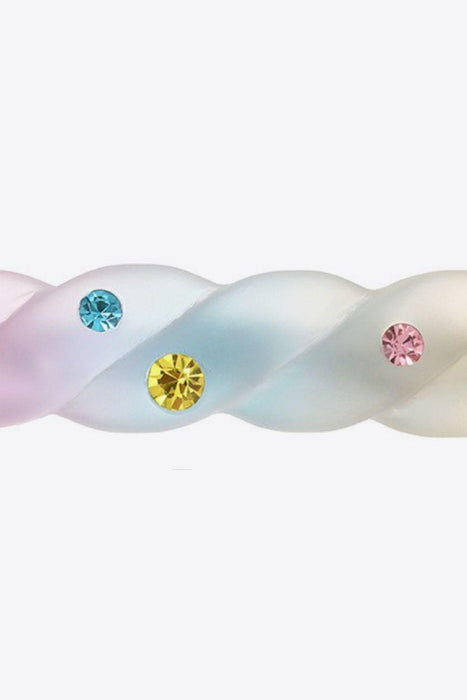 Radiant Resin Embellished Hair Accessory