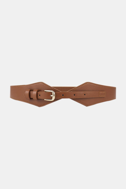 Chic Geometric Buckle Waist Belt for Fashion-Forward Looks