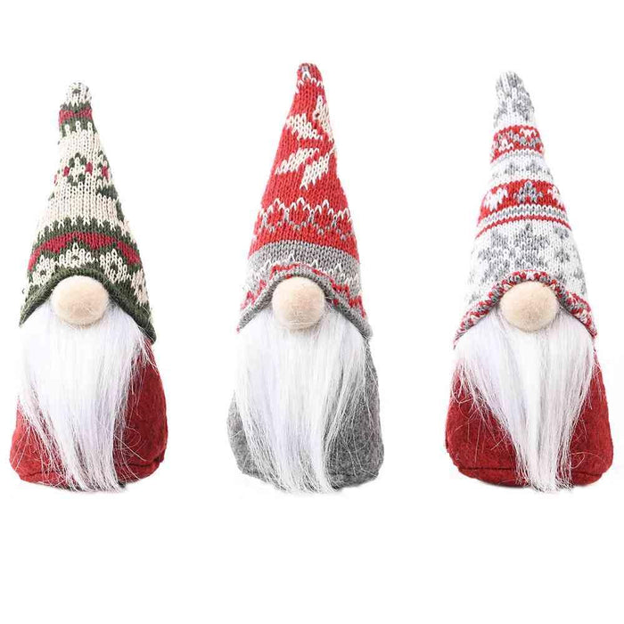 Whimsical Faceless Gnome Duo - Enchanting Home and Garden Accent