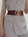 Chic Adjustable Elastic Waist Belt for Effortless Style Upgrade