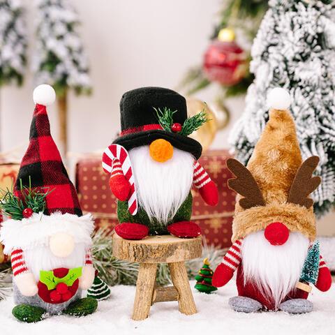 Whimsical Christmas Gnome Figurine for Festive Home Decor