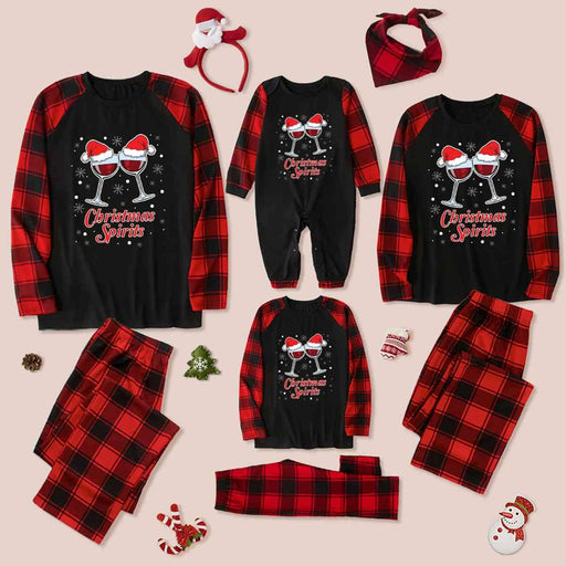 Joyful Holiday Cheer Set with Classic Plaid Trousers