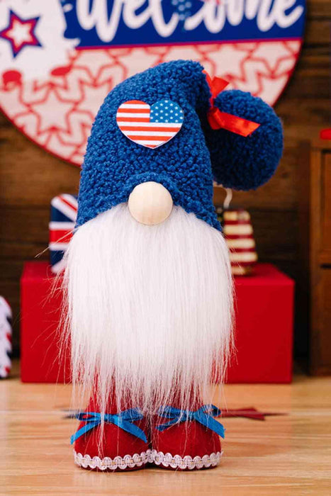 Red, White, and Blue Gnome Partners - Fun Fourth of July Decoration Set