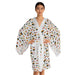 Elegant Japanese Artistry Kimono Robe - Luxurious Style for Any Occasion